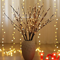LED Branch Lights Decoration 20 Heads 2AA Not Included