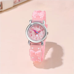 One Multicolor Bow Quartz Watch, Birthday Gift