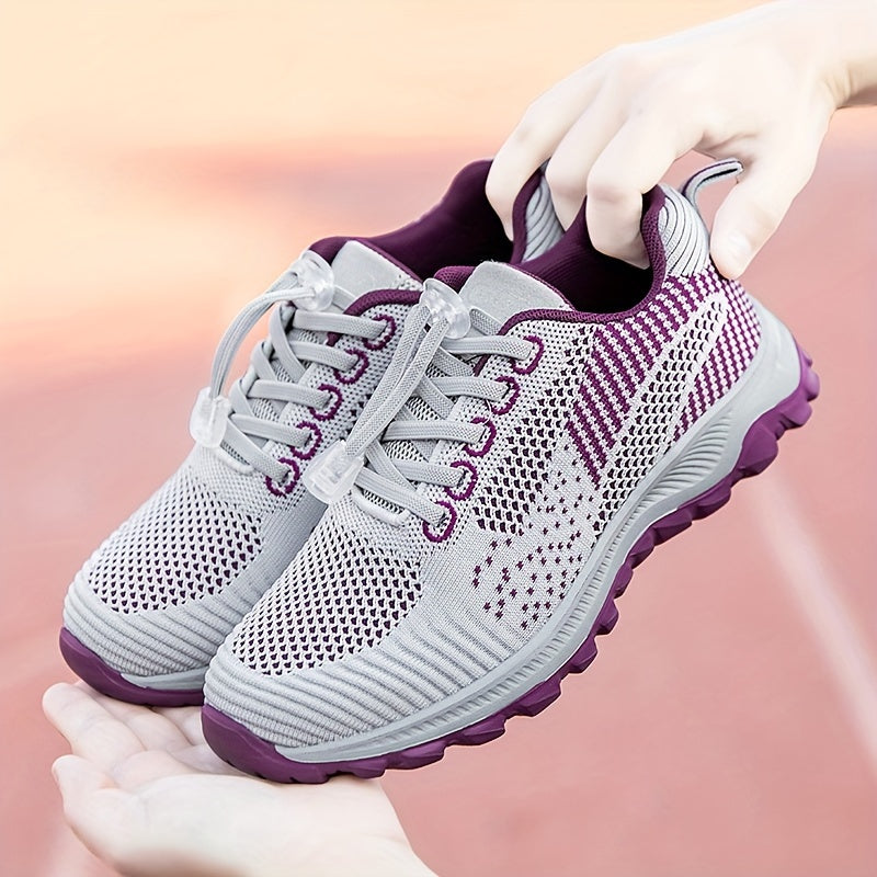 Women's Soft Sole Comfort Walking Shoes Non slip Mesh Casual Sneakers for Gym