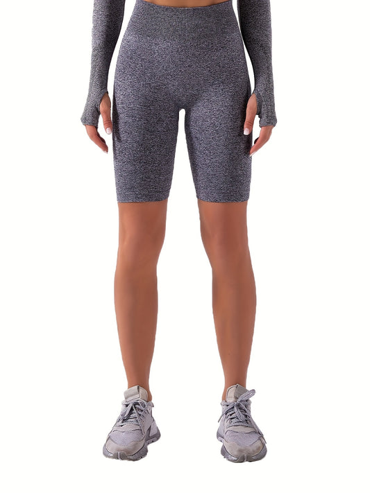 High Stretch Yoga Biker Shorts Seamless Butt Lift Fitness