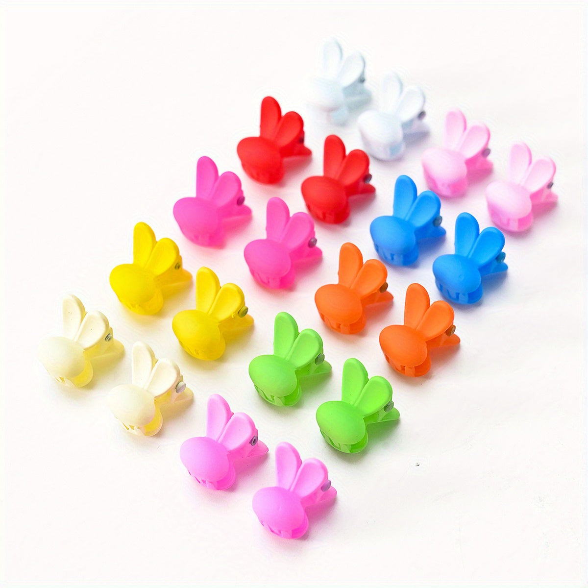 15pcs Mini Flower Hair Claw Set Non-Slip Hair Accessories For Girls