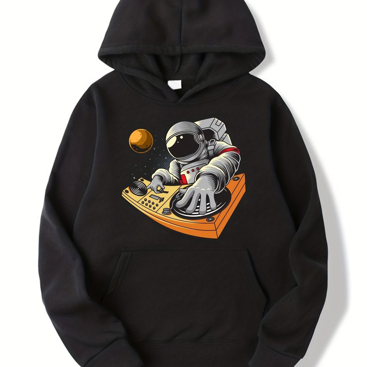 Space Astronaut Boys Hooded Sweatshirt Spring Fall Kids Clothing