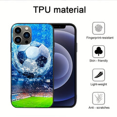 Football Print Drop Proof Full Body Protective Phone Case For IPhone