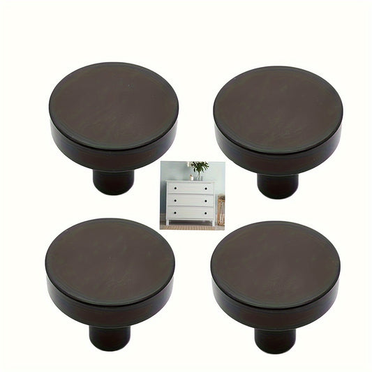 4pcs Kitchen Cabinet Knobs Round Dresser Drawer Pulls