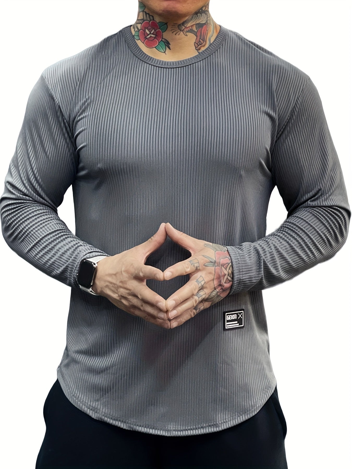 Men's Long Sleeve Workout Shirt Active Compression