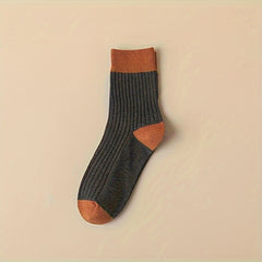 Colorblock Crew Socks Women's Stockings & Hosiery