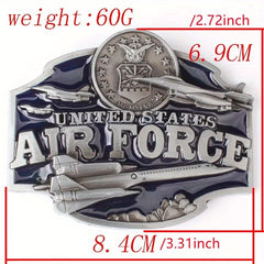 High Alloy US Navy Warship Belt Buckle Western Style