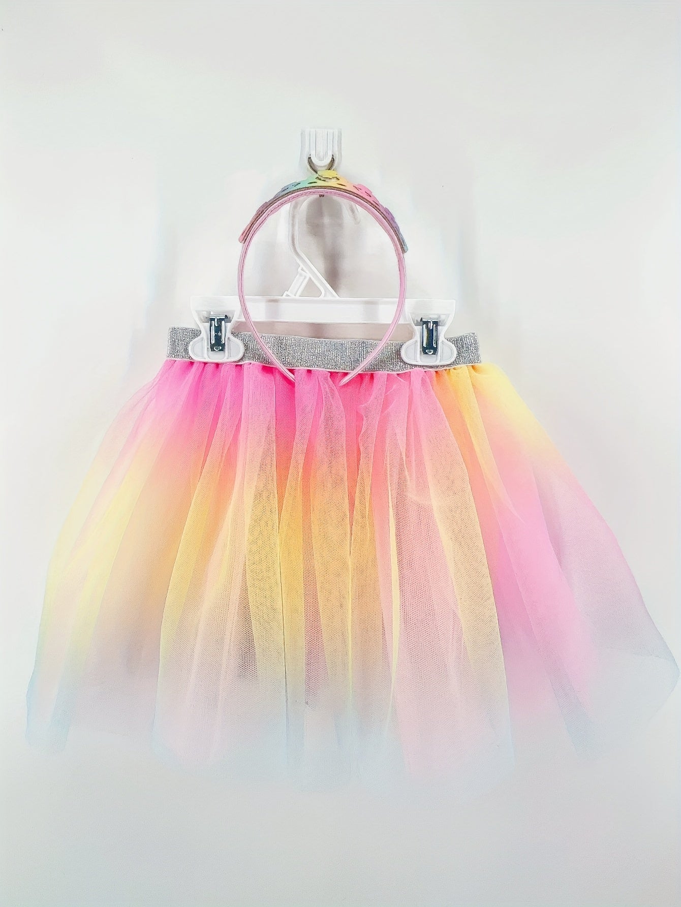 Sweet Girls Gradient Tutu Skirt Dance Skirt For Summer Party