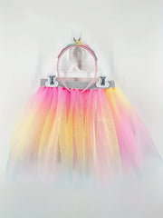 Sweet Girls Gradient Tutu Skirt Dance Skirt For Summer Party