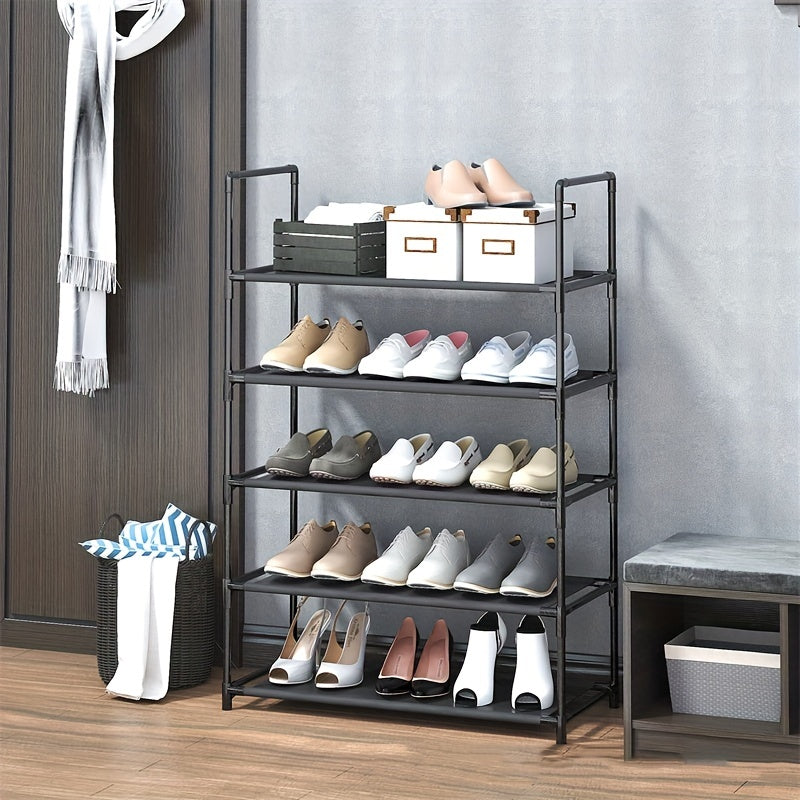 1pc Assembly Layer Shoe Rack Shoe Storage Rack Thickened Steel Pipe