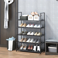 1pc Assembly Layer Shoe Rack Shoe Storage Rack Thickened Steel Pipe