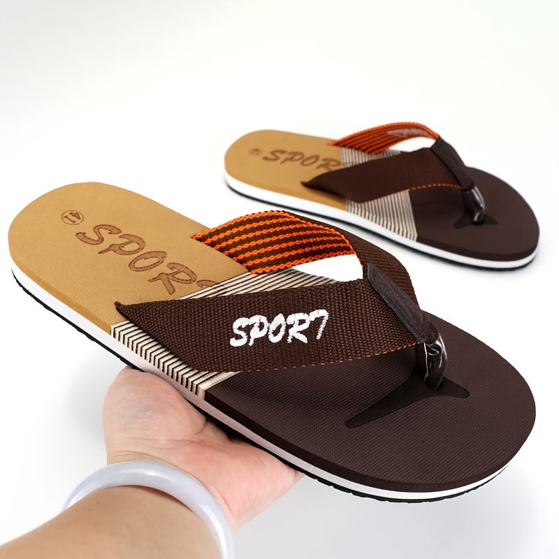 Men's Indoor Casual Flip Flops Summer Home Slippers