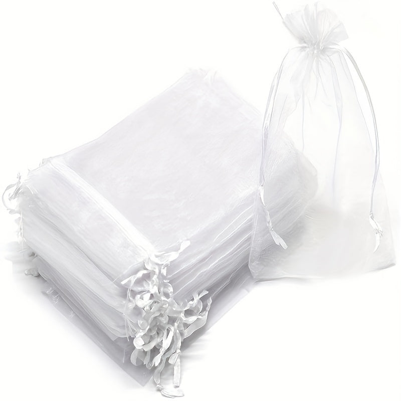 10pcs High Density Mesh Gift Bag - Bundle for Christmas Halloween Gifts