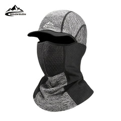 Velvet Balaclava Hat with Scarf for Outdoor Sports & Quick Drying
