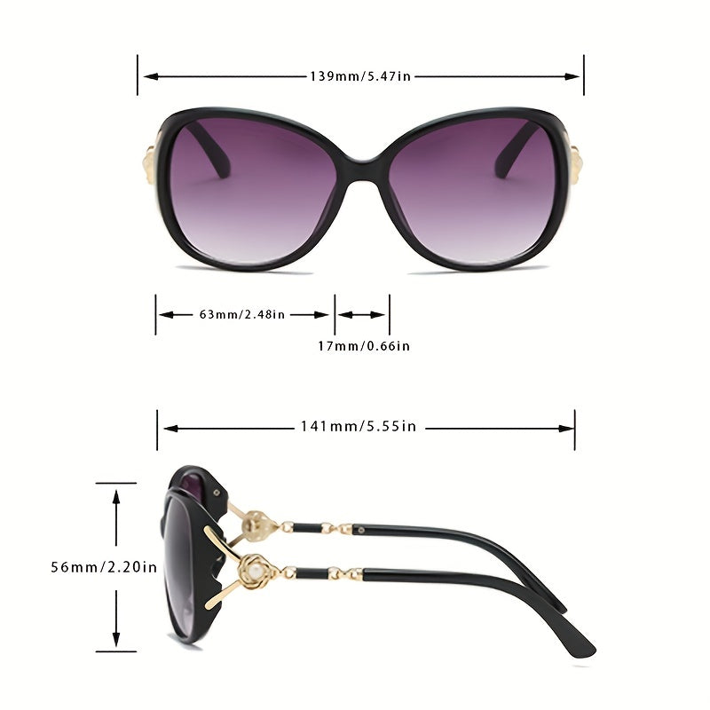 Men's Metal Cat Eye Sunglasses UV Protection Shade Sunglasses