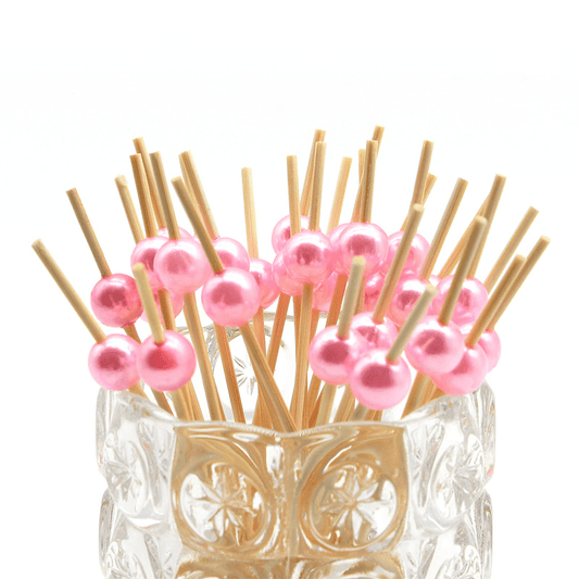 100 Bamboo Cocktail Picks Appetizer Party Food Garnish