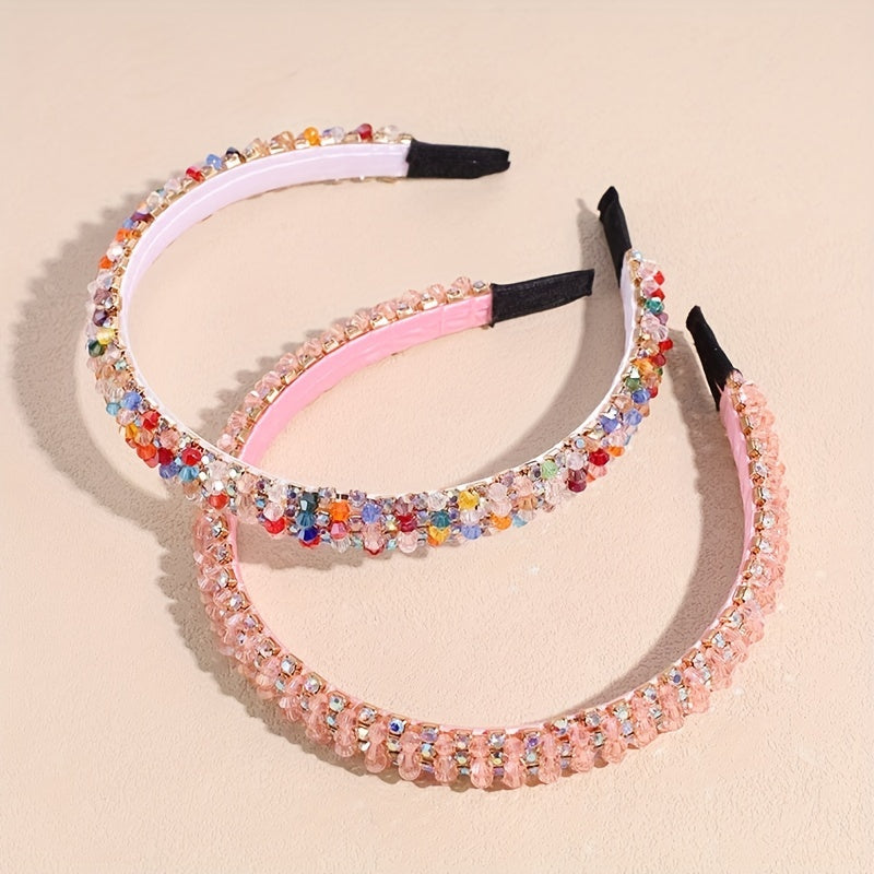 Rhinestone Headband Hair Band Crystal Headdress Women Girls