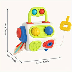 10-in-1 Sensory Busy Board Educational Toy - Great for Holidays & Birthdays