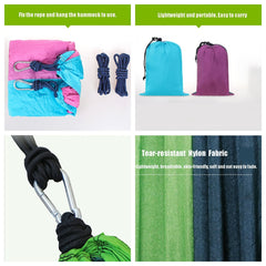 Portable Lightweight Double Hammock for Outdoor Travel Camping