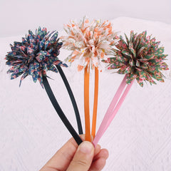 6pcs Vintage Floral Pattern Headbands for Women Girls