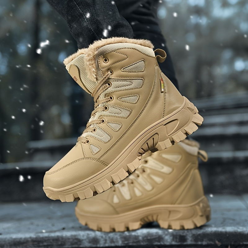 Men's Warm Snow Boots Hiking Boots Winter