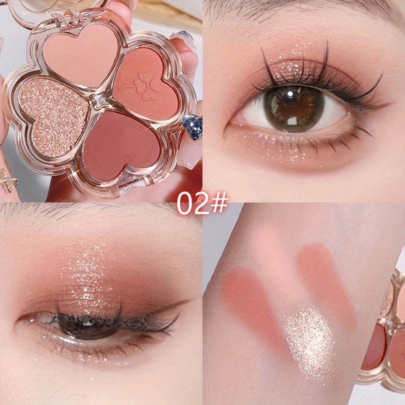 Pinkish Brown Coral Eyeshadow Palette for Eye Makeup