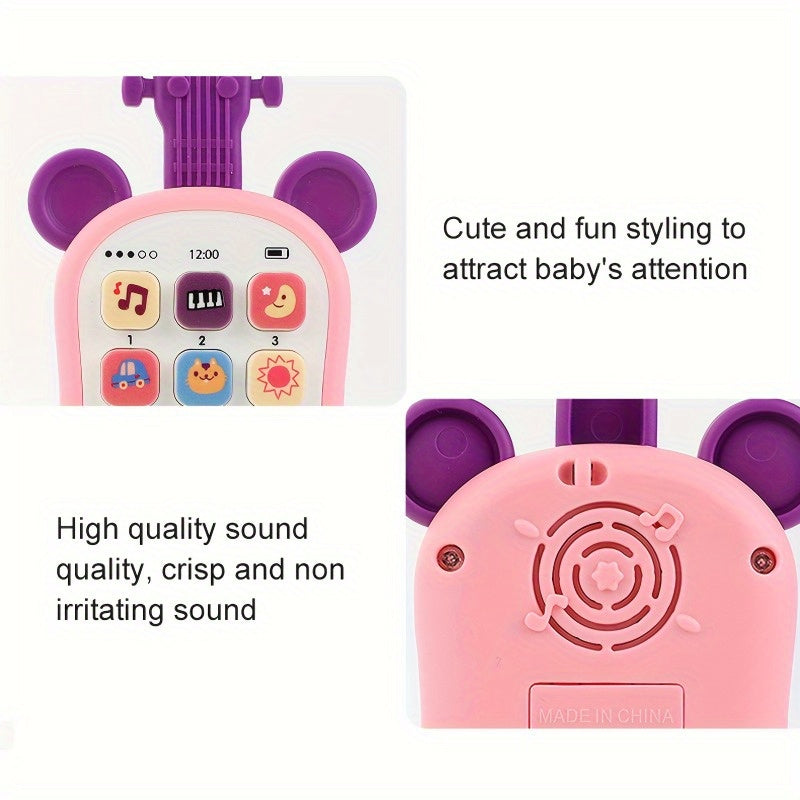 Baby Guitar Phone Toy with Lights & Sound Effects
