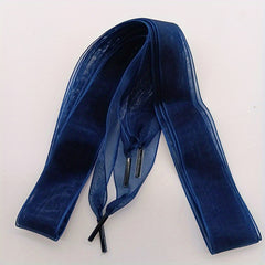 1pc Lace Chiffon Shoelace Silk Versatile Ice Cream Shoelace