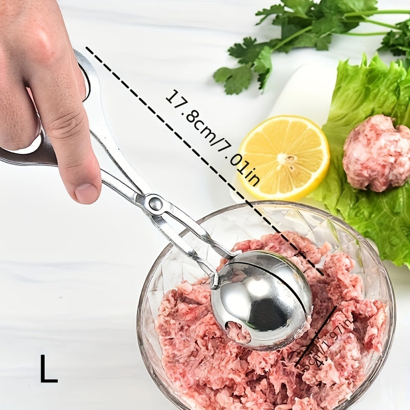 Stainless Steel Non-stick Meatball Maker Tongs Cake Pop Meatball Maker Ice Tongs