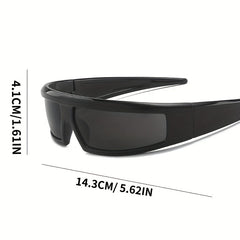 Y2K Cyberpunk Sunglasses UV400 Mirror Lens Glasses