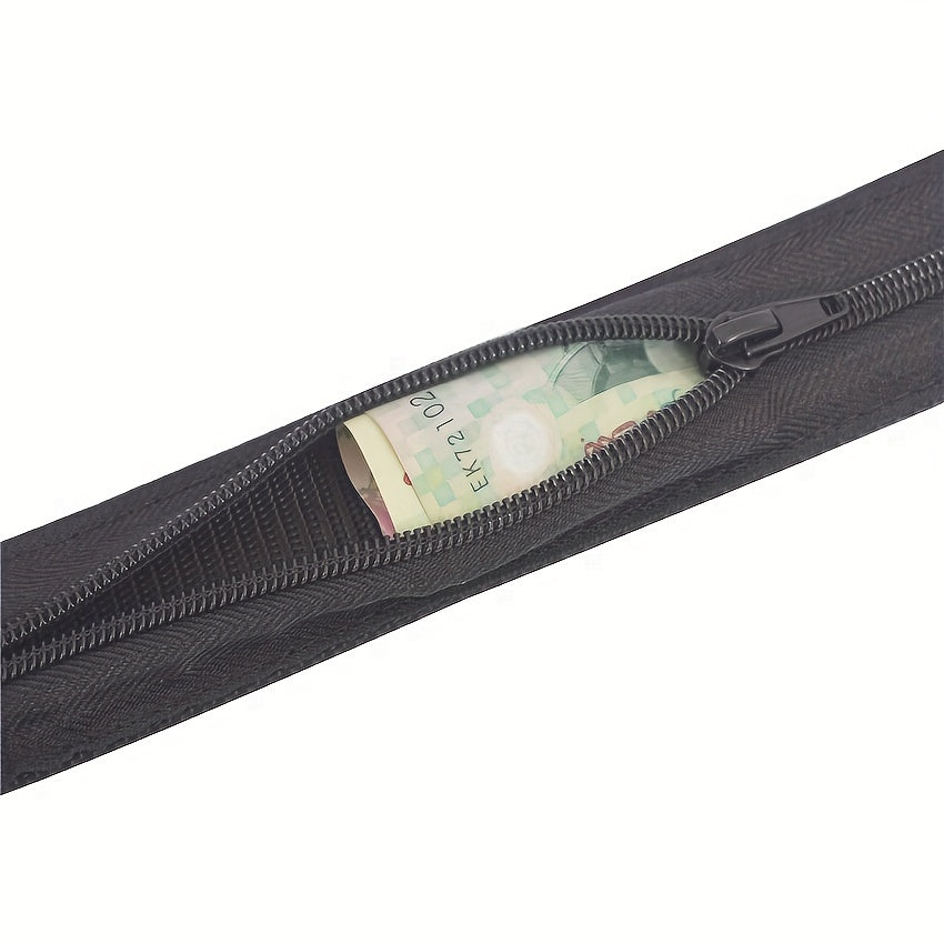 Travel Security Belt With Zipper Security Money Pocket