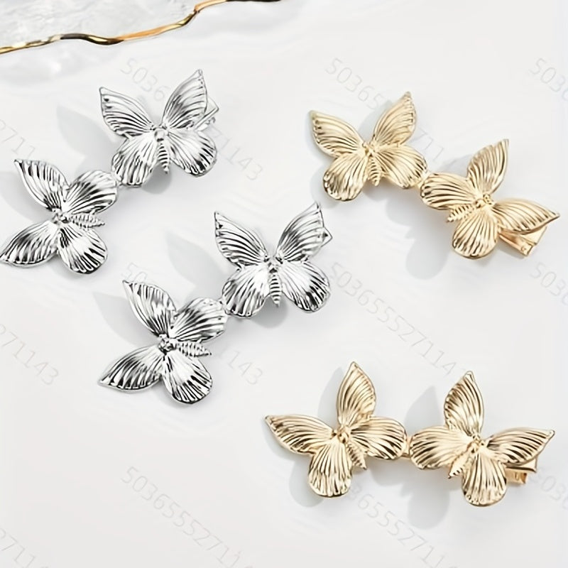 Sweet Butterfly Decoration Duck Billed Clip Hair Accessory