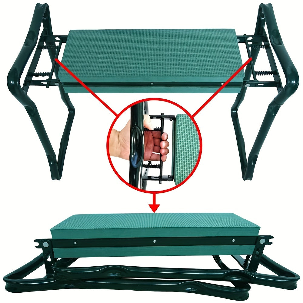 Folding Garden Kneeling Stool with Fabric Bag Multifunctional Tool