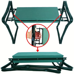 Folding Garden Kneeling Stool with Fabric Bag Multifunctional Tool