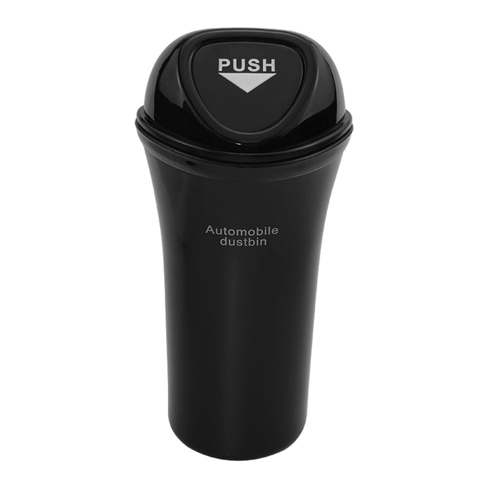 Triangle Car Trash Can with Lid and 3 Storage Pockets