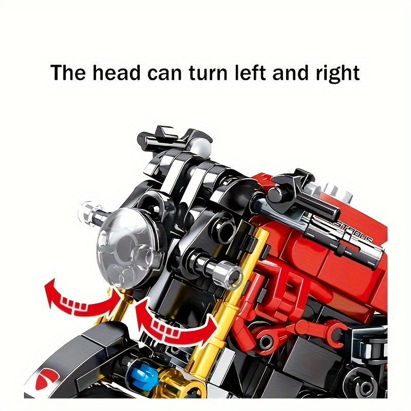 Assembly Building Blocks Motorcycle Model Diy Educational Assembly Block Toy