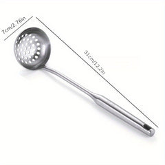304 Stainless Steel Slotted Spoon Long Handle Tablespoons
