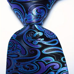Men's Paisley Necktie Classic Printed Business Party Tie