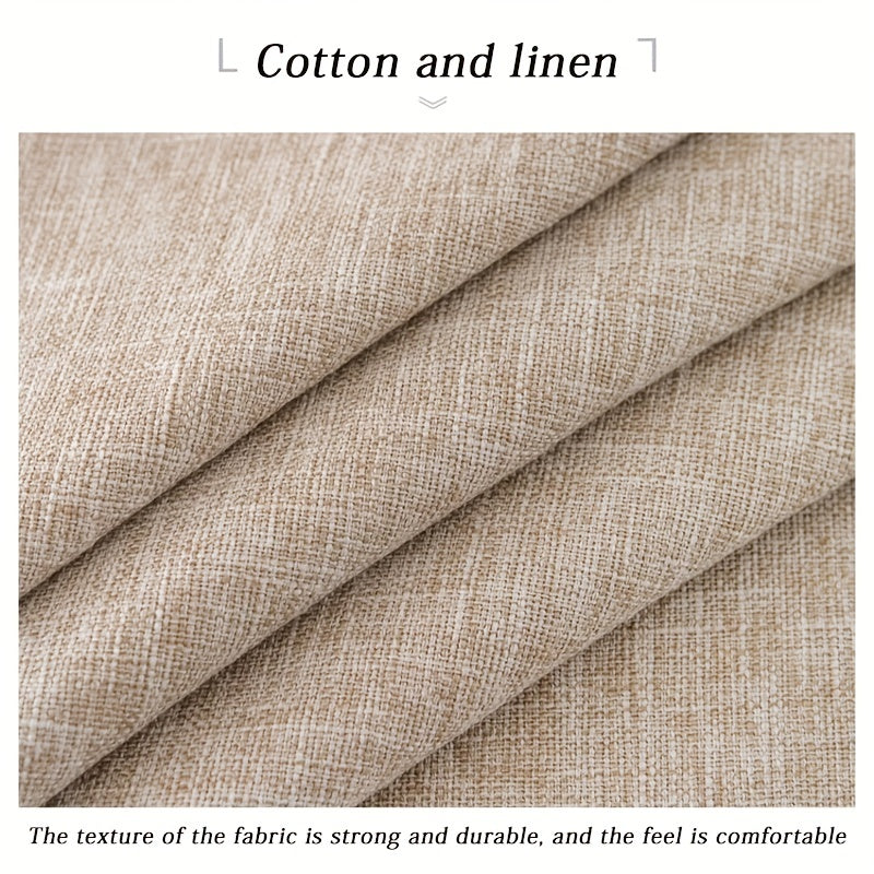 Waterproof Beige Rectangle Tablecloth for Party Home Decor