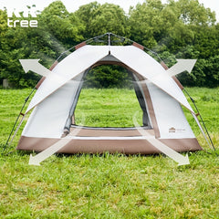 Portable Hydraulic Double Layer Tent for Camping