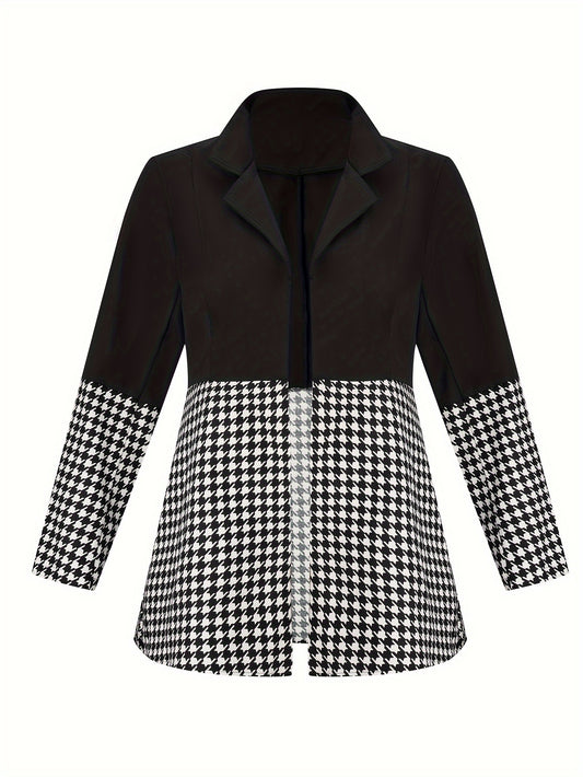  Blazer Women's Open Front Collar Blazer