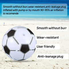 4-Pack 30.99 cm Inflatable Soccer Beach Balls
