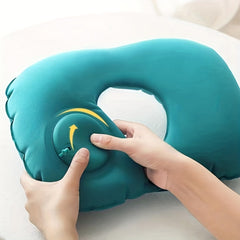 Travel Airplane Pillow Portable U Shape Automatic Pillow