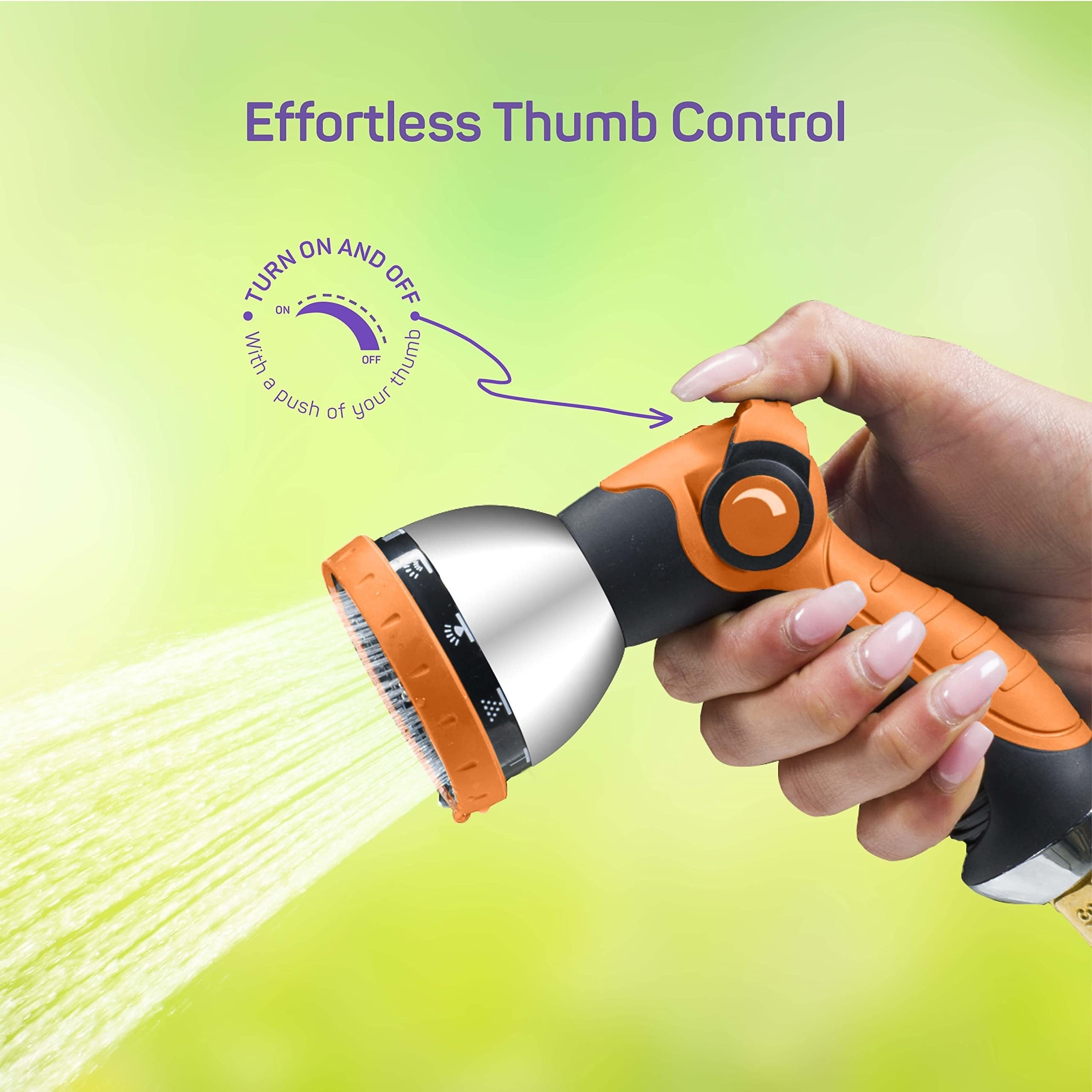 Heavy Duty Hose Sprayer With 10 Adjustable Modes