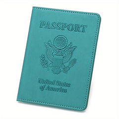 Passport Holder Travel Bag PU Leather Passport Cover Protector Waterproof