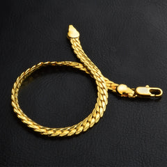 Men's Hip Hop Vertebrae Chain Bracelet