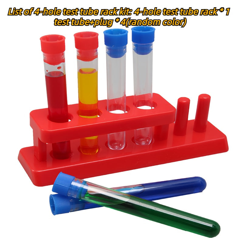 4pcs Test Tube Stopper Set for Science Chemistry Experiment