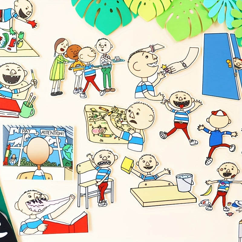 David Goes to School Felt Story Board Interactive Performance Prop