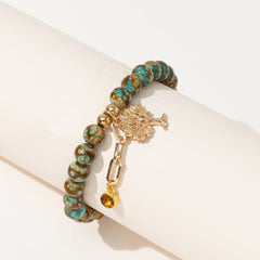 Women's Crystal Bead Bracelet, Elegant Fashion Jewelry