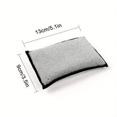 2pcs Car Interior Microfiber Towel Wax Sponge